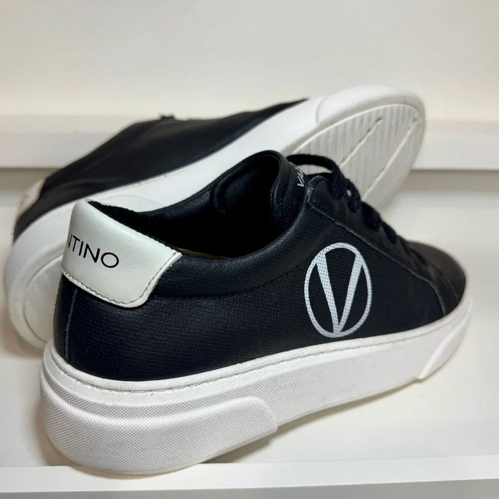 VALENTINO BY MARIO VALENTINO Febo Sauvage Pt. Leather Sneakers Men 7 Women 8.5 - Picture 15 of 16